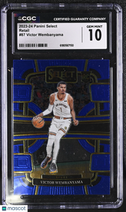2023-24 Panini Select Victor Wembanyama Rookie Retail #87 CGC 10 Spurs
