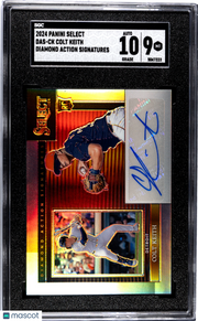 2024 Panini Select Colt Keith Diamond Action Auto Rookie #DAS-CK SGC 9 Tigers