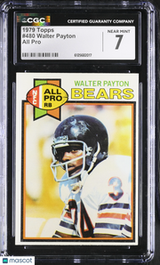 1979 Topps Walter Payton All Pro #480 CGC 7 Chicago Bears