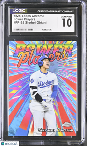 2025 Topps Chrome Shohei Ohtani Power Players #PP-25 CGC 10 Los Angeles Dodgers
