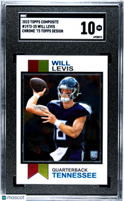 2023 Topps Composite Will Levis Chrome '73 Design #1973-25 SGC 10