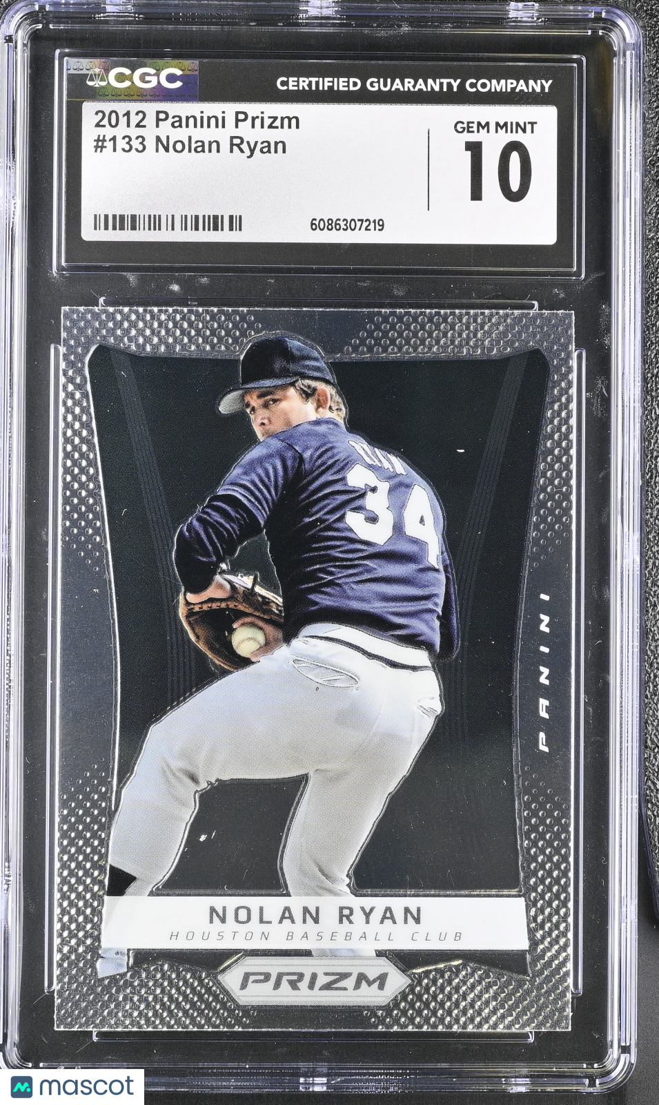 2012 Panini Prizm Nolan Ryan #133 CGC 10 Houston Astros