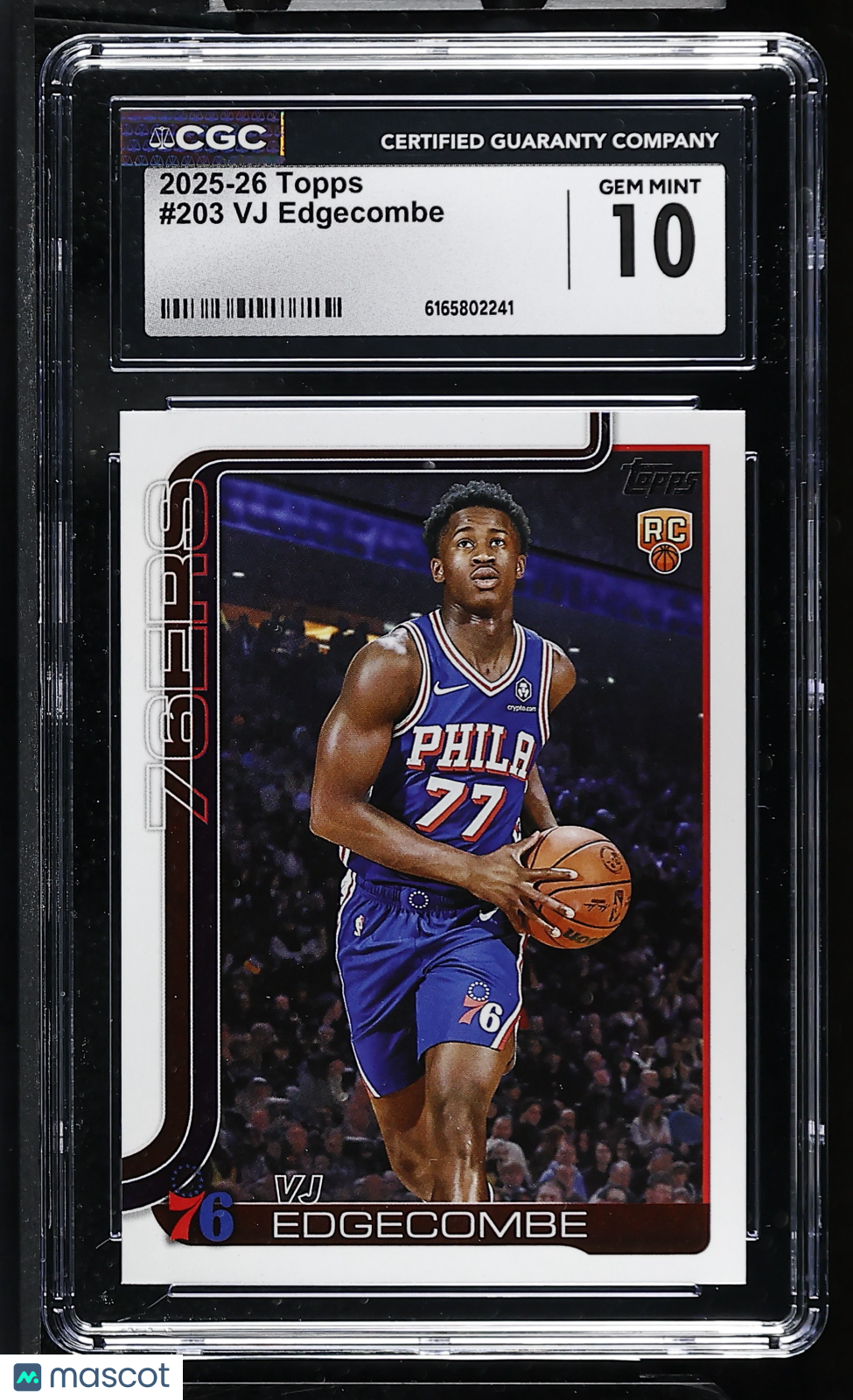 2025-26 Topps VJ Edgecombe #203 CGC 10