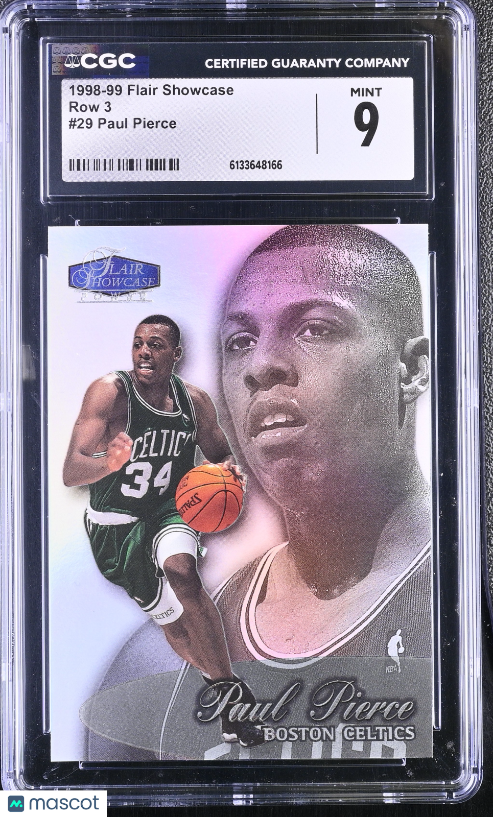 1998-99 Flair Showcase Paul Pierce #29 Row 3 CGC 9
