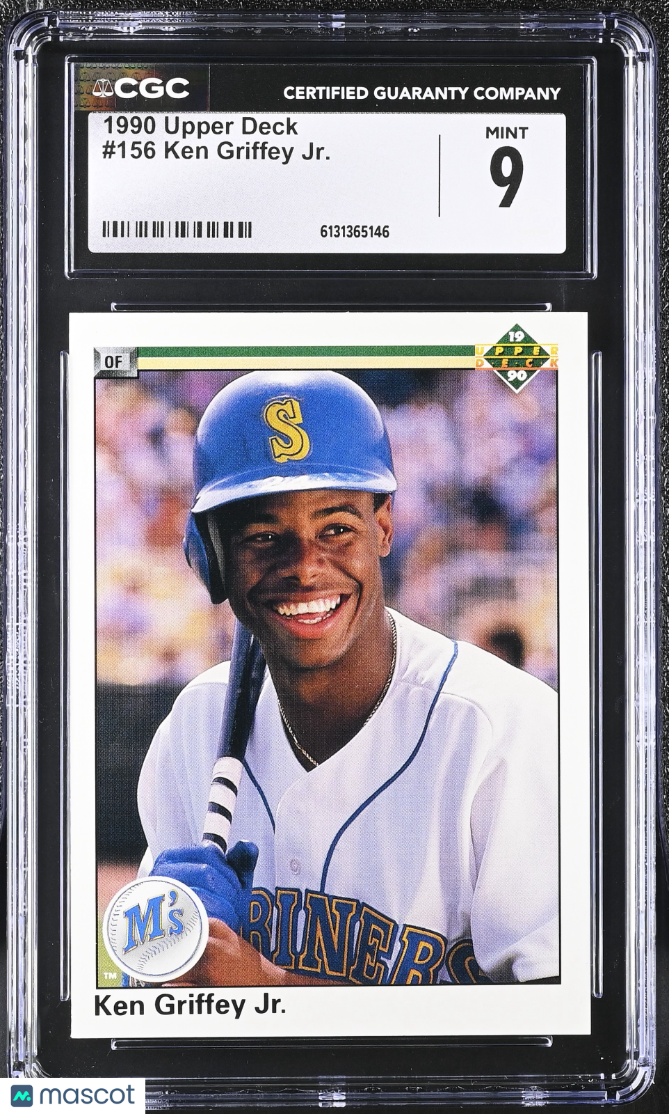 1990 Upper Deck Ken Griffey Jr. #156 CGC 9 Seattle Mariners