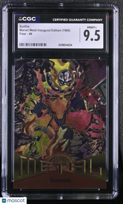 1995 Fleer Marvel Metal Inaugural Edition Sunfire #8 CGC 9.5