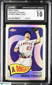 2021 Topps Mike Trout '65 Redux Chrome #TH65-3 CGC 10 Los Angeles Angels