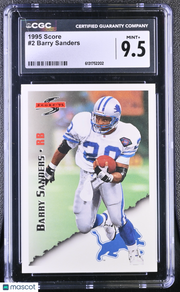 1995 Score Barry Sanders #2 CGC 9.5