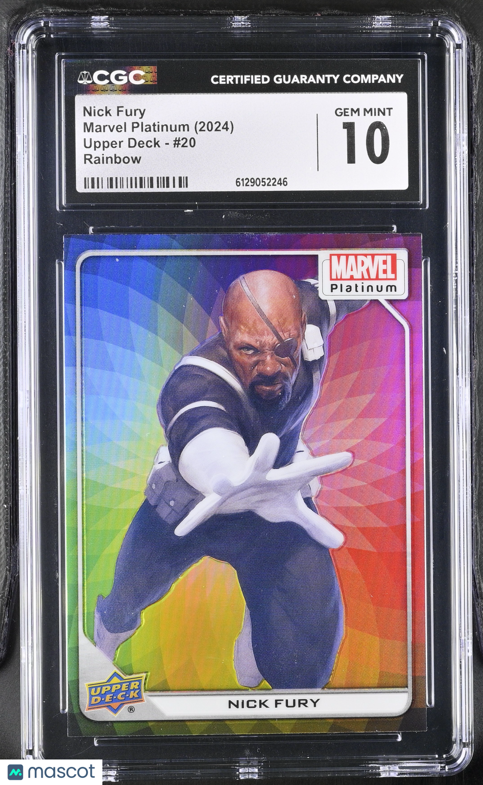 2024 Marvel Platinum Nick Fury #20 Rainbow CGC 10