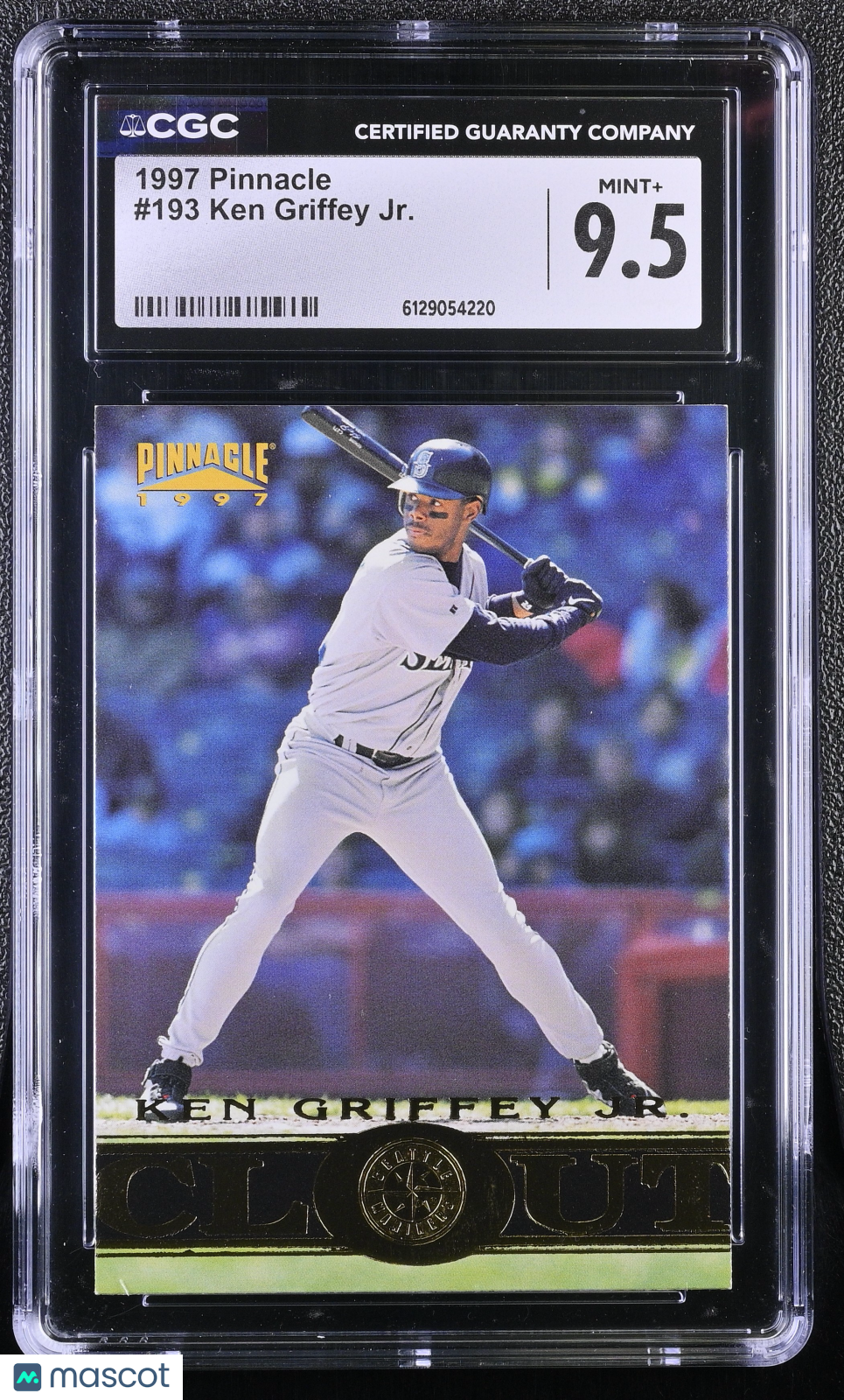 1997 Pinnacle Ken Griffey Jr. #193 CGC 9.5 Seattle Mariners
