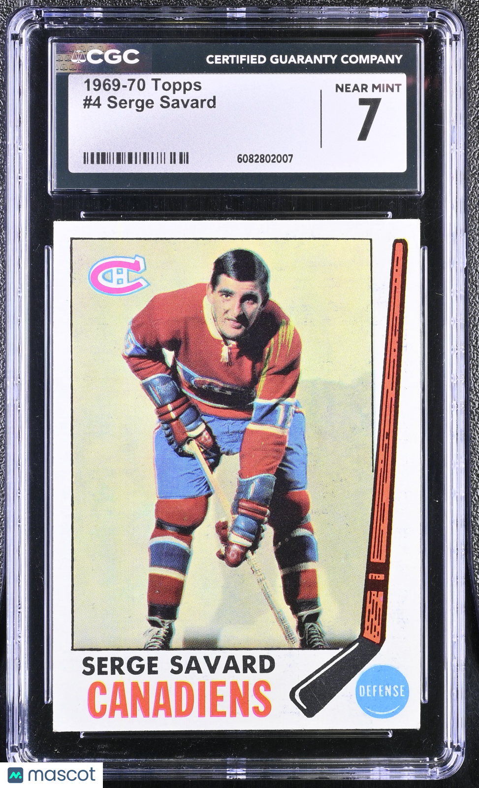 1969-70 Topps Serge Savard #4 CGC 7 Montreal Canadiens