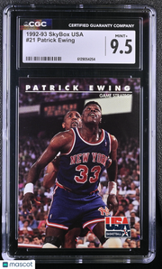 1992-93 Skybox Usa Patrick Ewing #21 CGC 9.5 New York Knicks