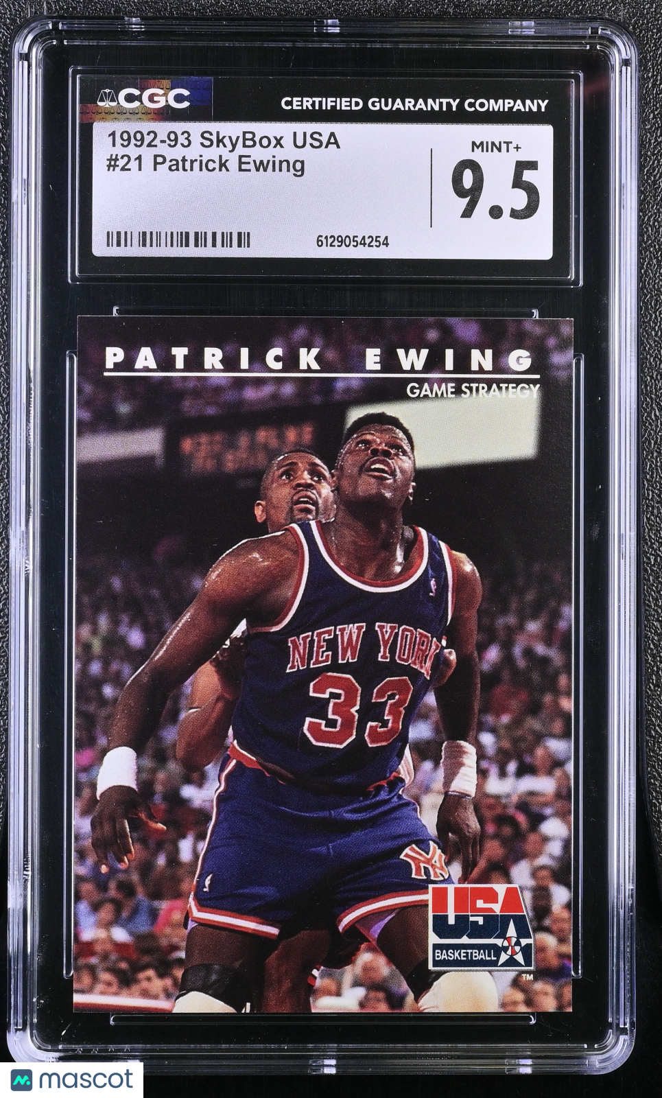 1992-93 Skybox Usa Patrick Ewing #21 CGC 9.5 New York Knicks