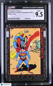 1992 Skybox Doomsday: The Death Of Superman The Guardian Steps in! #43 CGC 9.5