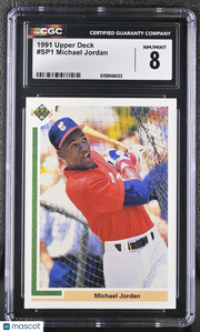 1991 Upper Deck Michael Jordan Rookie #SP1 CGC 8 Chicago White Sox
