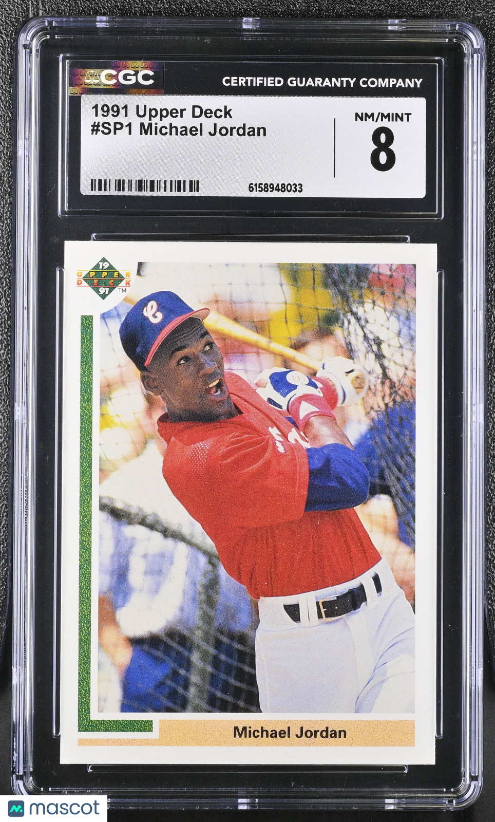 1991 Upper Deck Michael Jordan Rookie #SP1 CGC 8 Chicago White Sox