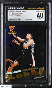 1998-99 Pinnacle WNBA Rebecca Lobo Court Collection Auto CGC Authentic Liberty