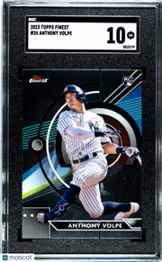 2023 Topps Finest Anthony Volpe Rookie #26 SGC 10 New York Yankees