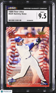 1999 Fleer Ultra Sammy Sosa #224 CGC 9.5 Chicago Cubs