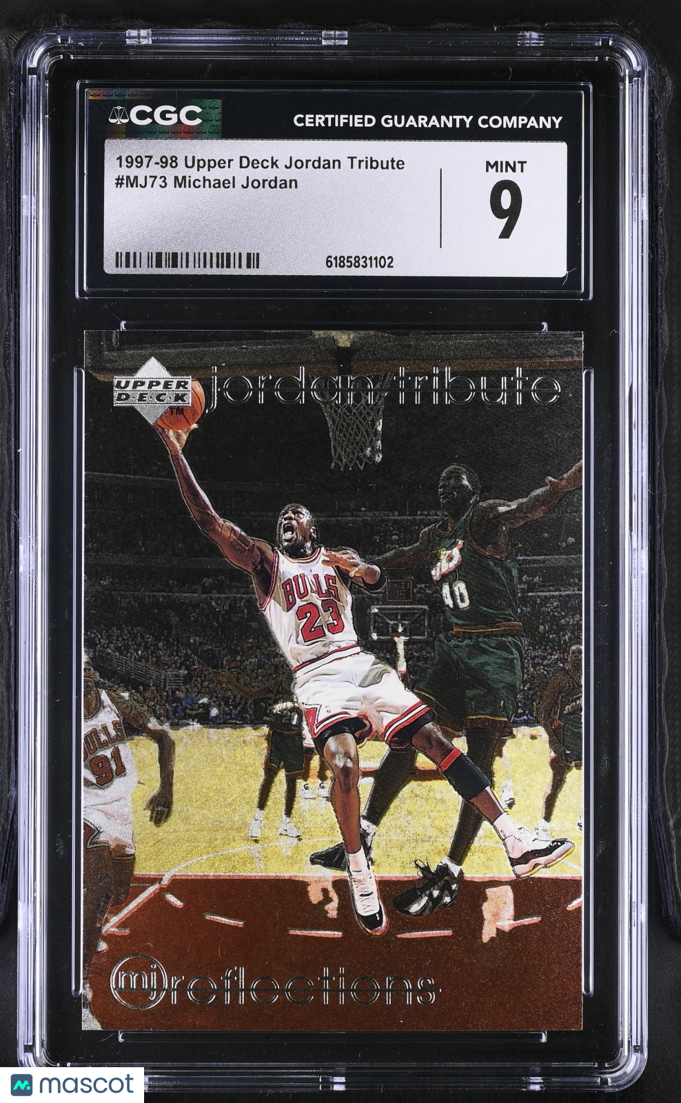 1997-98 Upper Deck Jordan Tribute Michael Jordan #MJ73 CGC 9 Chicago Bulls