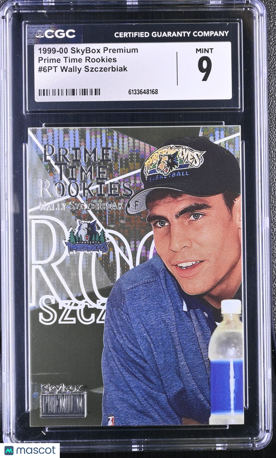 1999-00 Skybox Premium Wally Szczerbiak Prime Time Rookies #6PT CGC 9