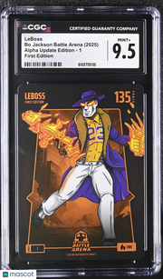2025 Bo Jackson Battle Arena Alpha Update Edition LeBoss First Edition CGC 9.5 1