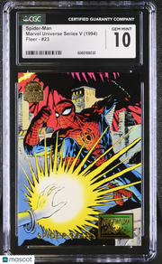 1994 Fleer Marvel Universe Series V Spider-Man #23 CGC 10