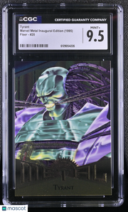 1995 Fleer Marvel Metal Inaugural Edition Tyrant #20 CGC 9.5