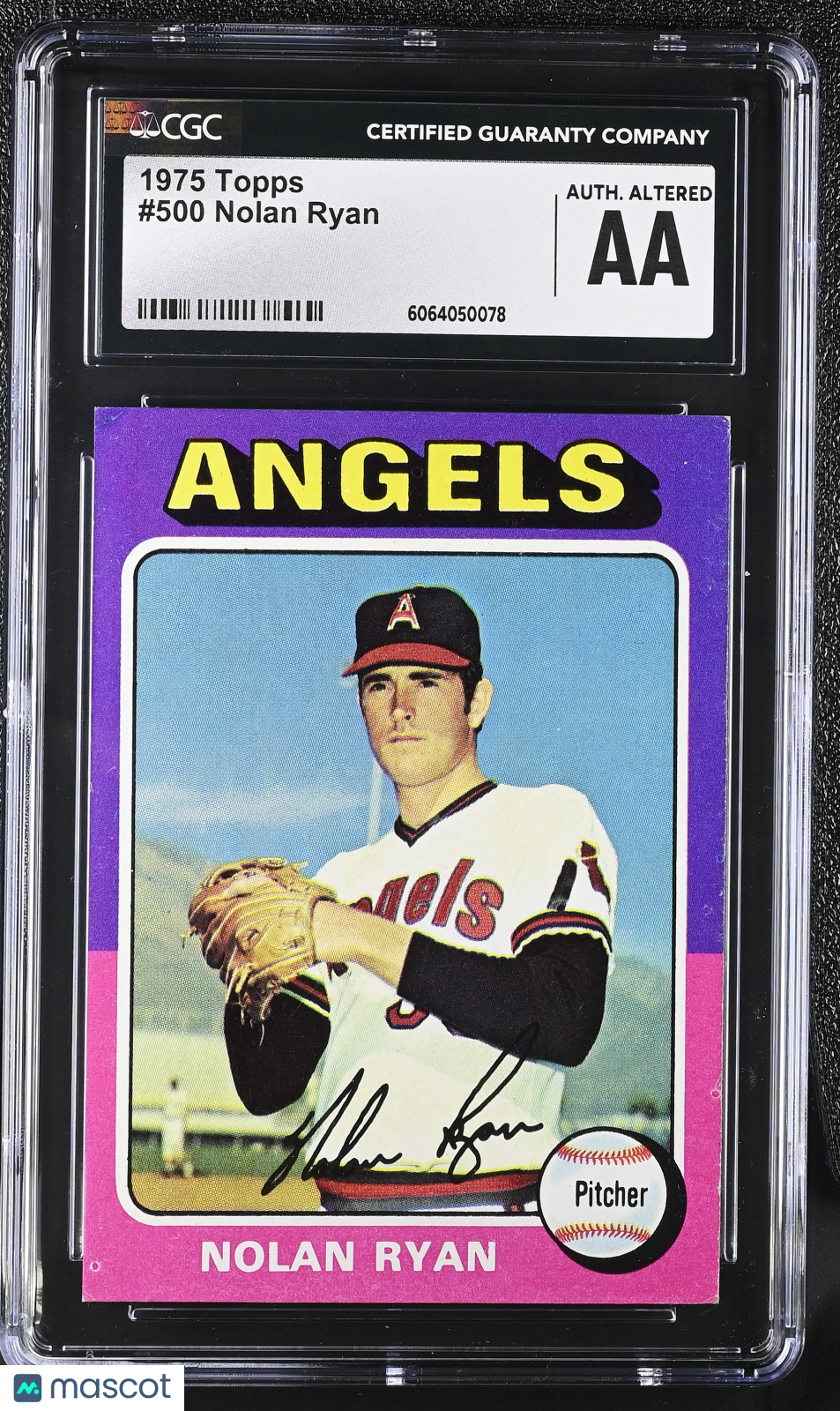 1975 Topps Nolan Ryan #500 CGC AA