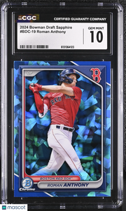 2024 Bowman Draft Sapphire Roman Anthony Rookie #BDC-19 CGC 10 Boston Red Sox