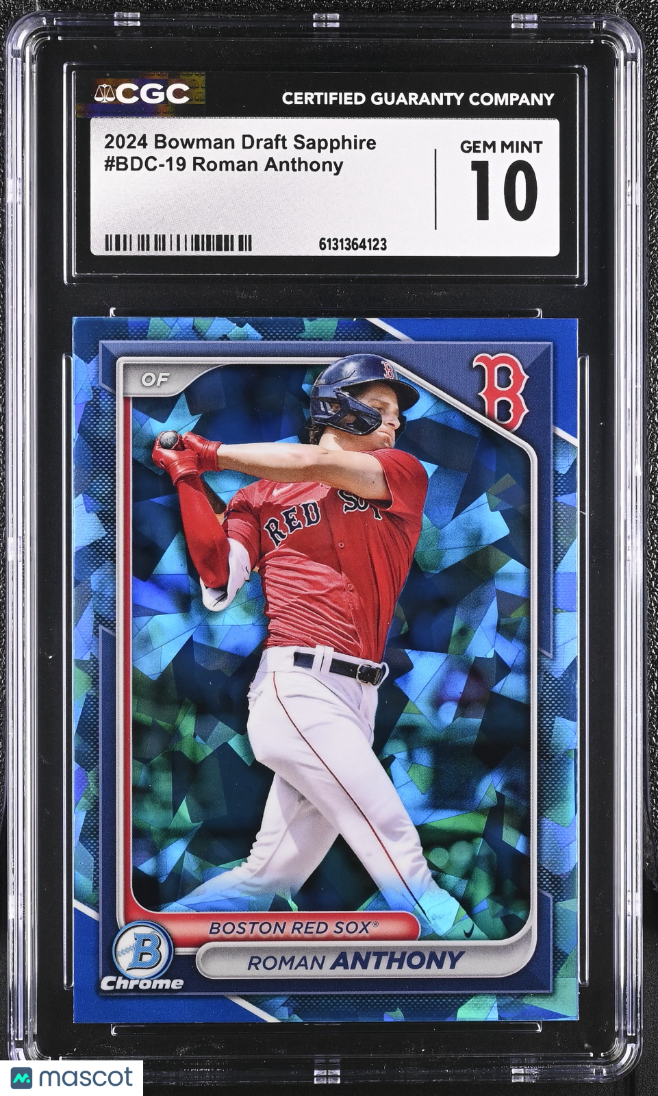 2024 Bowman Draft Sapphire Roman Anthony Rookie #BDC-19 CGC 10 Boston Red Sox