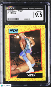 1991 Impel WCW Sting #11 CGC 9.5