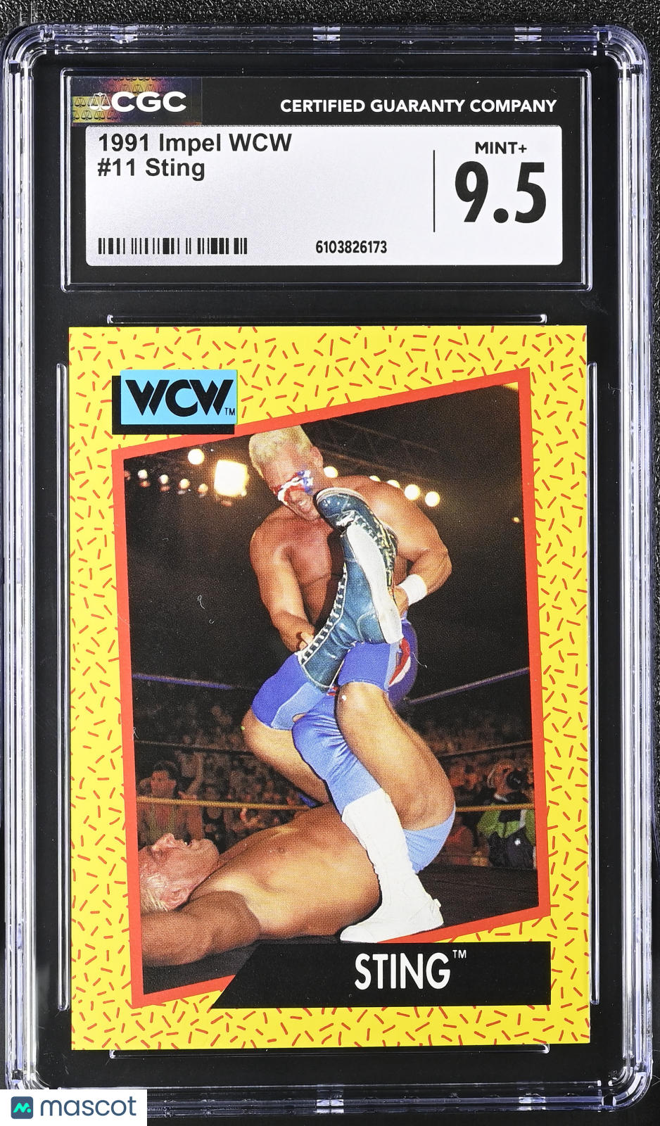 1991 Impel WCW Sting #11 CGC 9.5