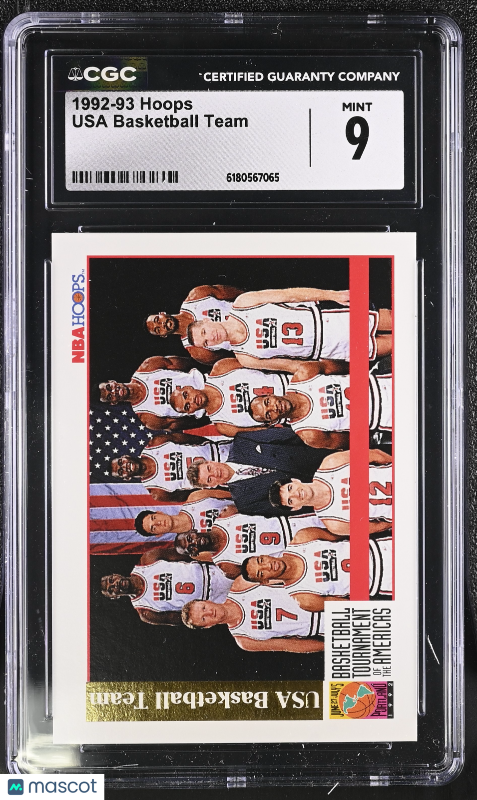 1992-93 Hoops USA Basketball Team CGC 9