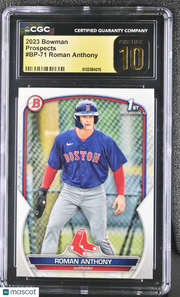 2023 Bowman Roman Anthony Rookie Prospects #BP-71 CGC 10 Pristine Red Sox