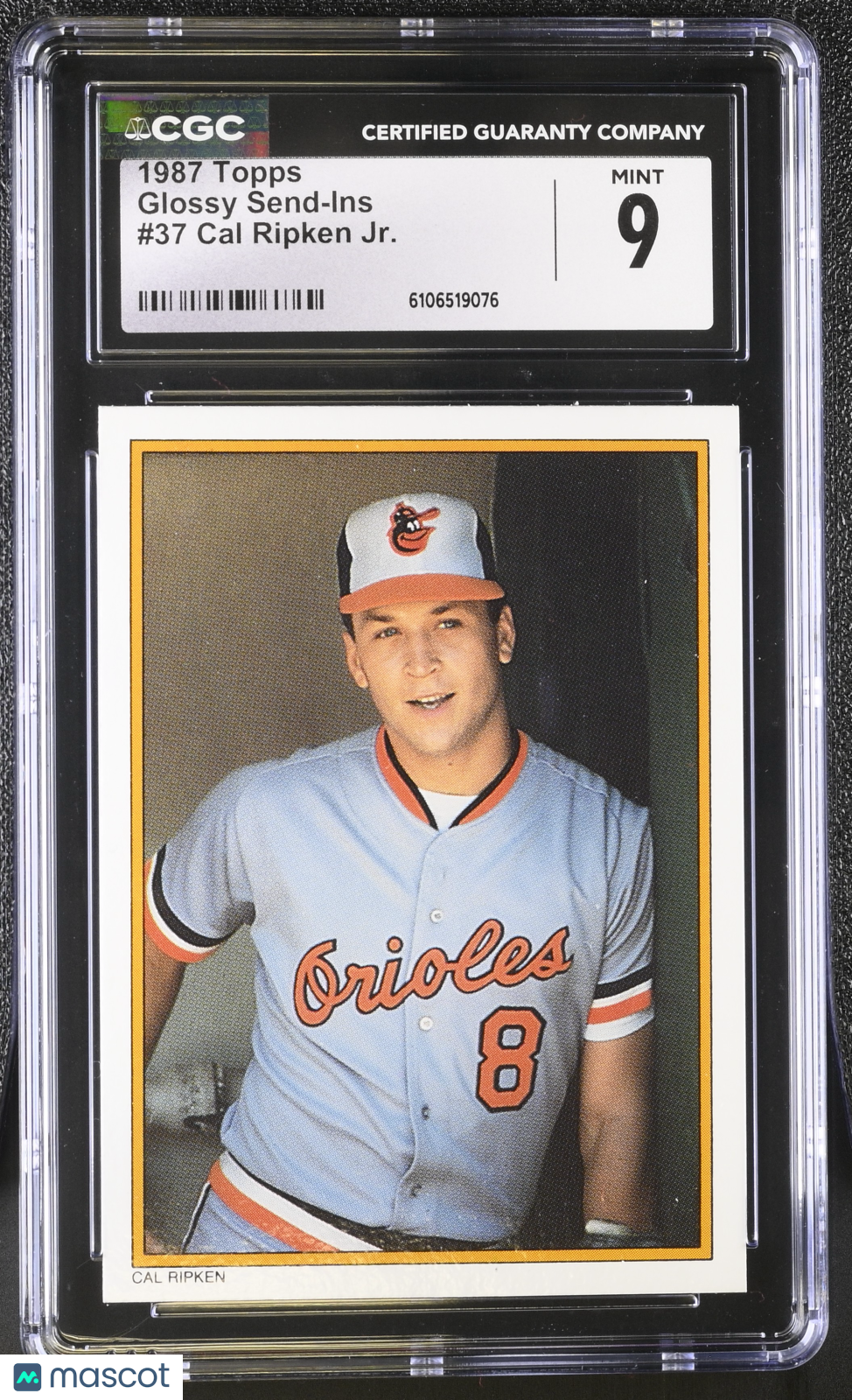 1987 Topps Glossy Send-In's Cal Ripken Jr. #37 CGC 9 Baltimore Orioles