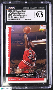 1994-95 Upper Deck Michael Jordan '93-94 Reprints #237 CGC 9.5 Bulls