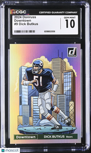 2024 Donruss Dick Butkus Downtown #9 CGC 10 Chicago Bears