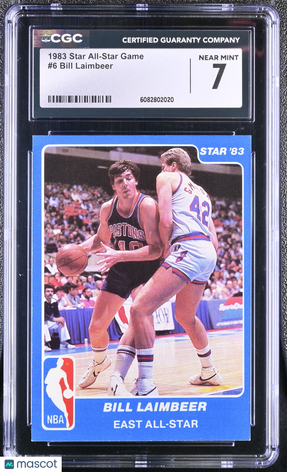 1983 Star All- Game Bill Laimbeer #6 CGC 7 Detroit Pistons