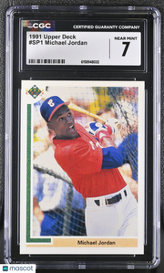 1991 Upper Deck Michael Jordan Rookie #SP1 CGC 7 Chicago White Sox