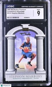 1997-98 Skybox Premium Stephon Marbury Competitive Advantage #5CA CGC 9 Kings