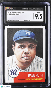 2018 Topps Living Set Babe Ruth #100 CGC 9.5 New York Yankees