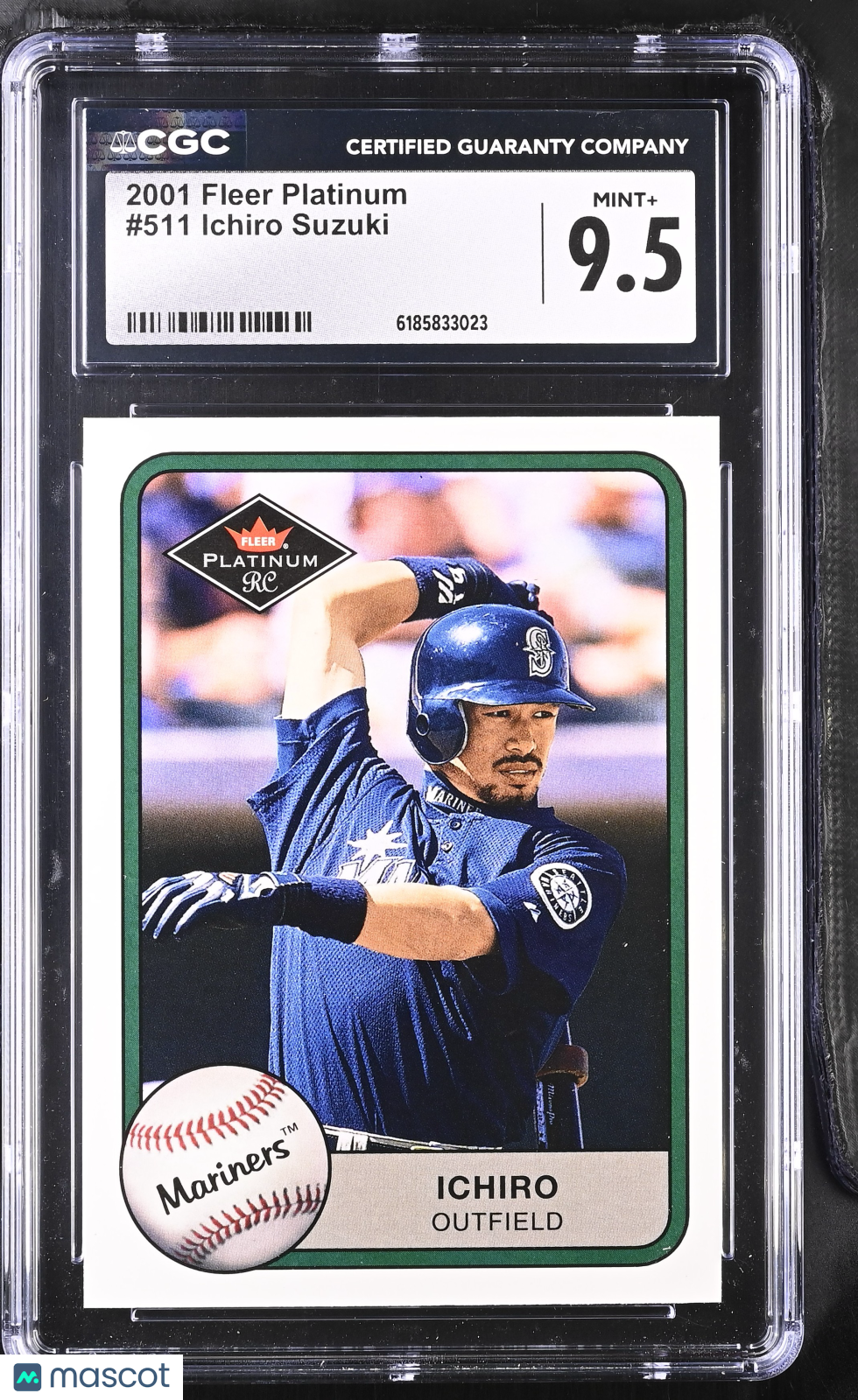 2001 Fleer Platinum Ichiro Suzuki Rookie #511 CGC 9.5 Seattle Mariners