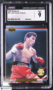1991 Ringlords Julio Cesar Chavez #31 CGC 9
