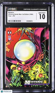 1994 Fleer Amazing Spider-Man Mysterio #72 CGC 10