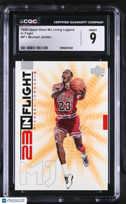 1998 Upper Deck MJ Living Legend Michael Jordan In Flight #IF1 CGC 9 Bulls