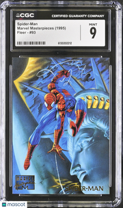 1995 Fleer Marvel Masterpieces Spider-Man #93 CGC 9