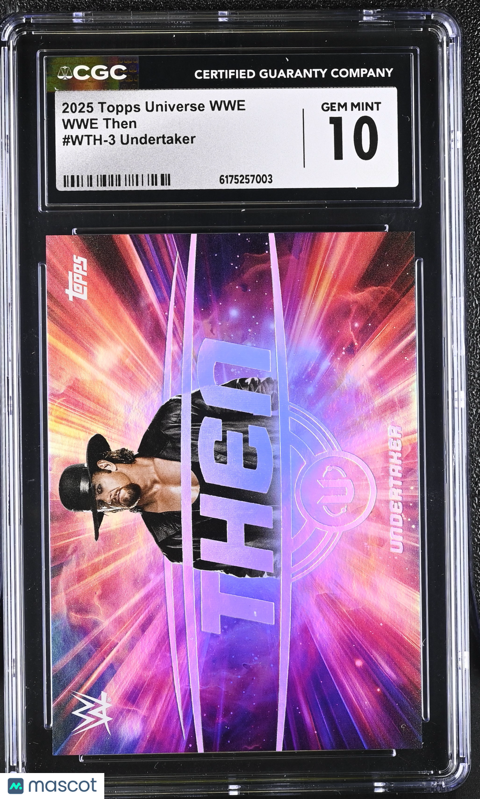 2025 Topps Universe WWE Undertaker WWE Then #WTH-3 CGC 10