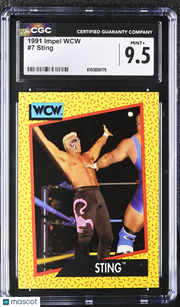 1991 Impel WCW Sting #7 CGC 9.5