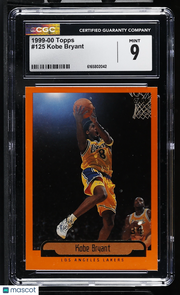 1999-00 Topps Kobe Bryant #125 CGC 9 Los Angeles Lakers